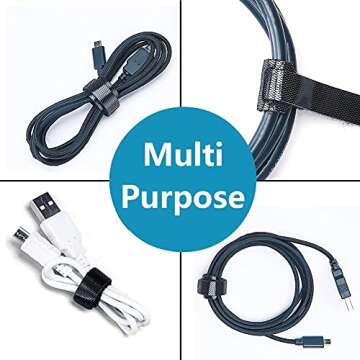 Oksdown 50 Pack Reusable Cable Ties for All Your Needs