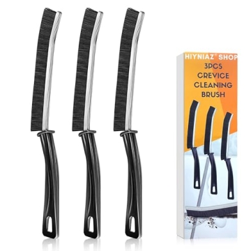 Hiyniaz 3Pcs Crevice Cleaning Brushes - Efficient Household Tools for Easy Cleaning