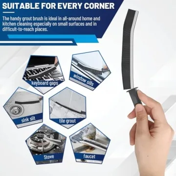 Hiyniaz Crevice Cleaning Brush Tool 3Pcs Set