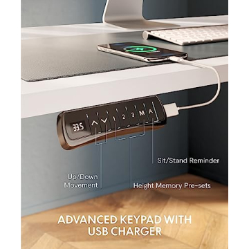 FLEXISPOT L-Shaped Electric Standing Desk Adjustable Home Office