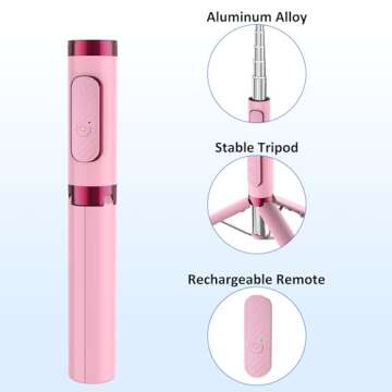 Selfie Stick Tripod - Versatile & Portable for All Smartphones