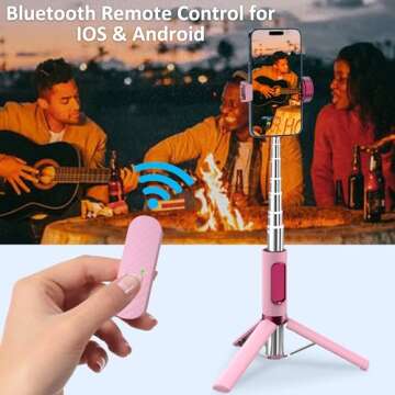 Selfie Stick Tripod - Versatile & Portable for All Smartphones