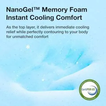 Novilla Twin Mattress, 6 Inch Twin Bed Mattress for Kids, Gel Memory Foam Mattress for with Cooling Night Sleep & Pressure Relief, CertiPUR-US Certified Mattress Twin Size