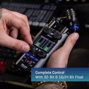 Zoom H5studio Recorder with 32-Bit Float & Gain Knobs