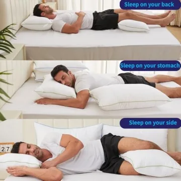 Adjustable King Size Pillows Set of 2 for Comfort