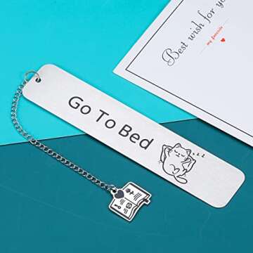 Bookmarks for Book Lovers Women and Men, Funny Reader Gifts for Him Her, Reading Gifts for Book Love...