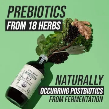 Flora Biome Probiotic & Prebiotic – 10 Strains, Organic, 16 oz