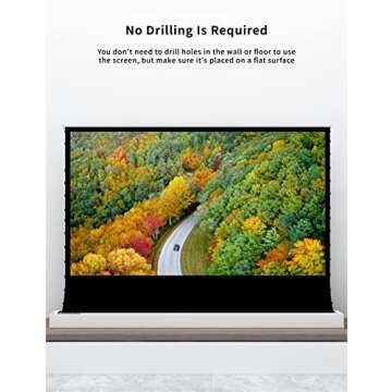VIVIDSTORM Pearlescent Cinema White Plus Screen - 100 Inch
