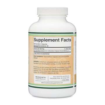 Nutrient-Rich Irish Sea Moss Capsules for Wellness 180 Count