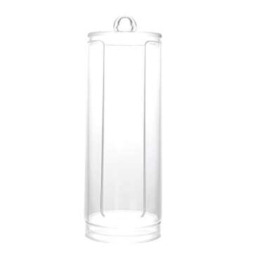 BBDOU Cosmetic Cotton Pad Holder, Makeup Cotton Rounds Holder Makeup Removers, Acrylic Cosmetic Cotton Pad Organizer Container Dispenser Storage Display Rack