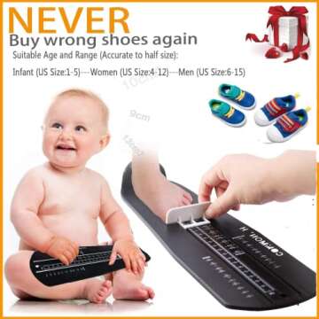 COMMON'H Shoe Sizer Foot Measurement Device Shoe Feet Measuring Ruler Sizer Buy Kids Shoes Online