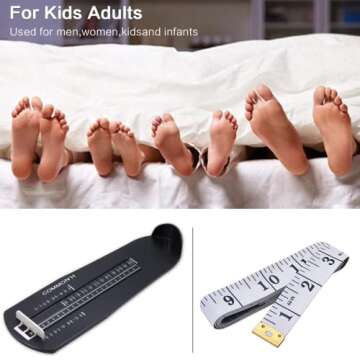 COMMON'H Shoe Sizer Foot Measurement Device Shoe Feet Measuring Ruler Sizer Buy Kids Shoes Online
