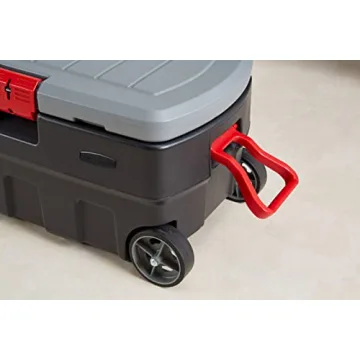Lockable 35 Gallon Rubbermaid Storage Bin with Lid