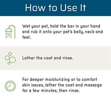 Wondercide - Pet Shampoo Bar for Dogs and Cats - Gentle, Plant-Based, Easy-to-Use with Natural Essential Oils, Shea Butter, and Coconut Oil - Biodegradable - Geranium 4 oz Bar 2-Pack