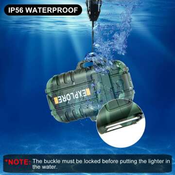 Waterproof Dual Arc Lighter for Hiking & Camping