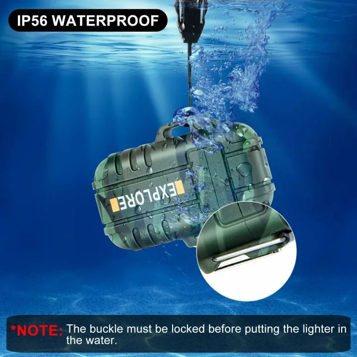 Waterproof Dual Arc Lighter for Hiking & Camping