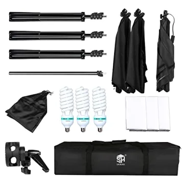 Professional Photography Softbox Lighting Kit Setup