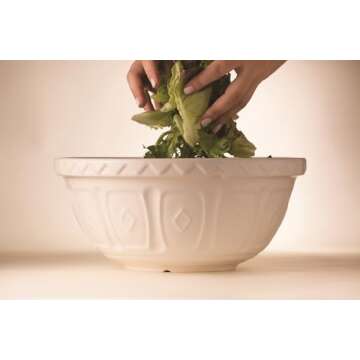 Mason Cash | Color Mix S12 Cream Mixing Bowl - 4.25 Quart