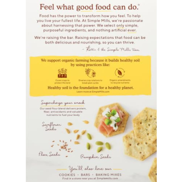Delicious Gluten-Free Garlic & Herb Seed Crackers from Simple Mills