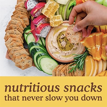 Delicious Gluten-Free Garlic & Herb Seed Crackers from Simple Mills