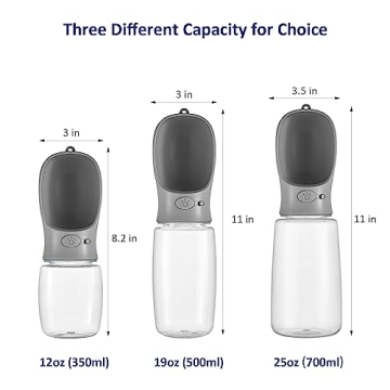WePet Portable Dog Water Bottle 19 OZ Leak Proof Dispenser