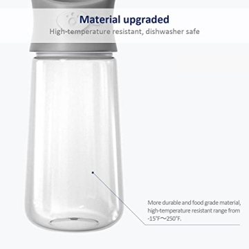 WePet Portable Dog Water Bottle 19 OZ Leak Proof Dispenser