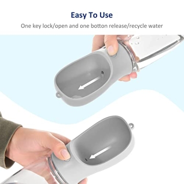 WePet Portable Dog Water Bottle 19 OZ Leak Proof Dispenser