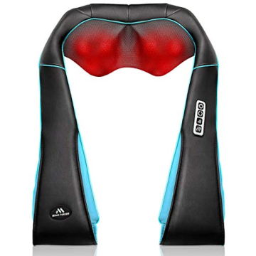 MagicMakers Neck Massager with Heat for Deep Pain Relief