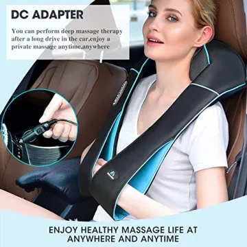 MagicMakers Neck Massager with Heat for Deep Pain Relief