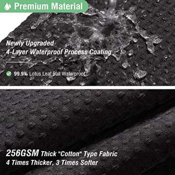 Dynamene Stall Waffle Weave Shower Curtain with Hooks