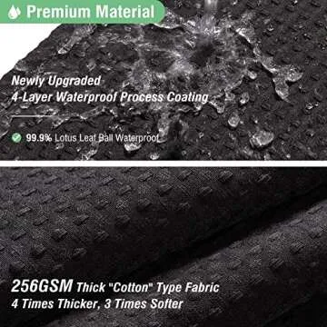 Dynamene Stall Waffle Weave Shower Curtain with Hooks