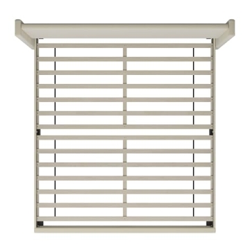 Merrick Lane King Platform Bed with Wingback Headboard