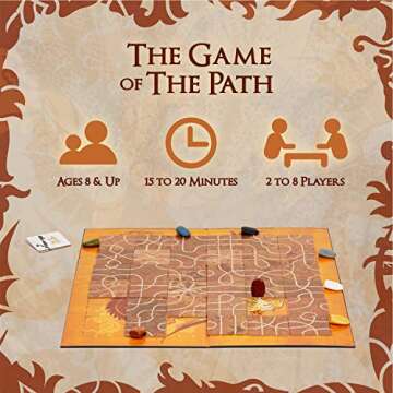 Calliope Tsuro - The Game of The Path - A Family Strategy Board Game For Adults and Kids 2-8 Players...