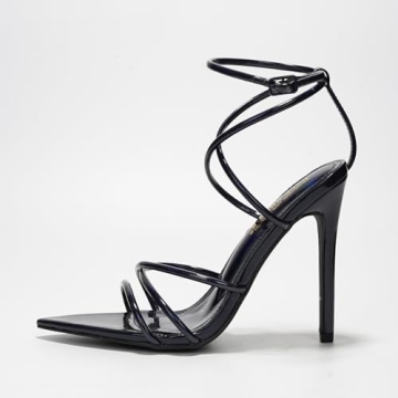 Cape Robbin Nabil Strappy Stiletto Heels - Elegant Women Shoes