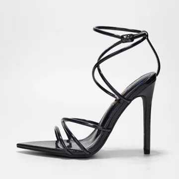 Cape Robbin Nabil Strappy Stiletto Heels - Elegant Women Shoes