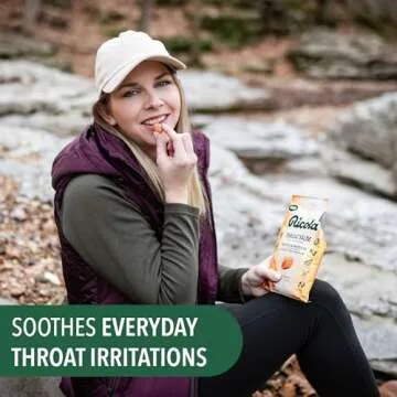 Ricola Throat Balm Caramel Throat Drops with Liquid Center, 34 Count, Coat & Protect Your Throat, Daily Throat Relief & Protection, Oral Demulcent