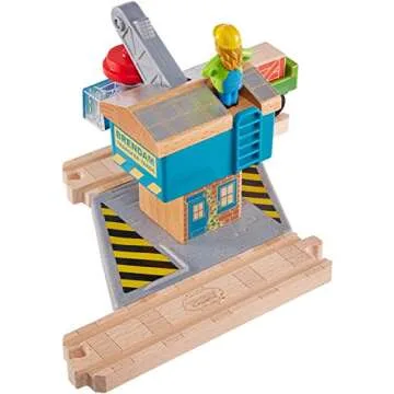 Thomas & Friends Wood Spin & Lift Crane Toy for Kids