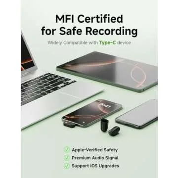 MAONO Wave T1 Mini Wireless Lavalier Microphone