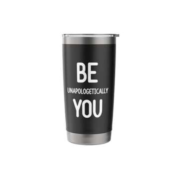 Inspiration Meets Functionality in our Stainless Steel Tumbler