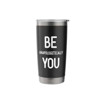 Inspiration Meets Functionality in our Stainless Steel Tumbler