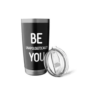 Inspiration Meets Functionality in our Stainless Steel Tumbler