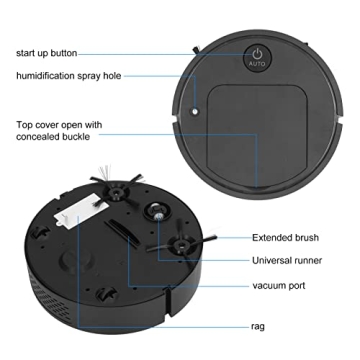 Mokernali 3 in 1 Robotic Vacuum Cleaner – Ultimate Cleaning Companion