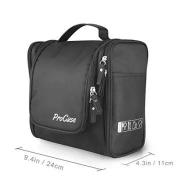 ProCase Toiletry Bag with Hook for Travel Accessories