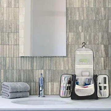 ProCase Toiletry Bag with Hook for Travel Accessories