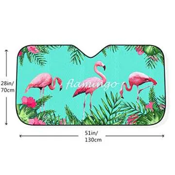 DPIST Van Gogh Starry Sky Car Windshield Sun Shade Universal Fit Car Sunshade-Keep Your Vehicle Cool. UV Sun and Heat Reflector