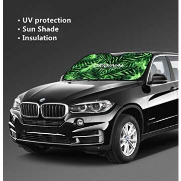 DPIST Van Gogh Starry Sky Car Windshield Sun Shade Universal Fit Car Sunshade-Keep Your Vehicle Cool. UV Sun and Heat Reflector