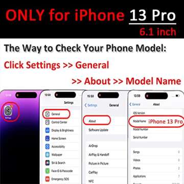 Stylish ZVE iPhone 13 Pro Wallet Case with RFID Protection