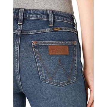 Wrangler Women's Retro High Rise Trumpet Flare, Paige, 27W x 32L