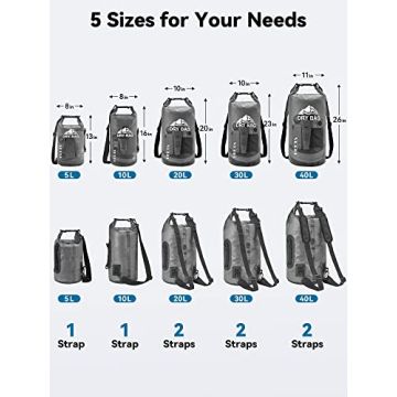 HEETA Waterproof Dry Bag for Outdoor Water Adventures