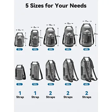 HEETA Waterproof Dry Bag for Outdoor Water Adventures